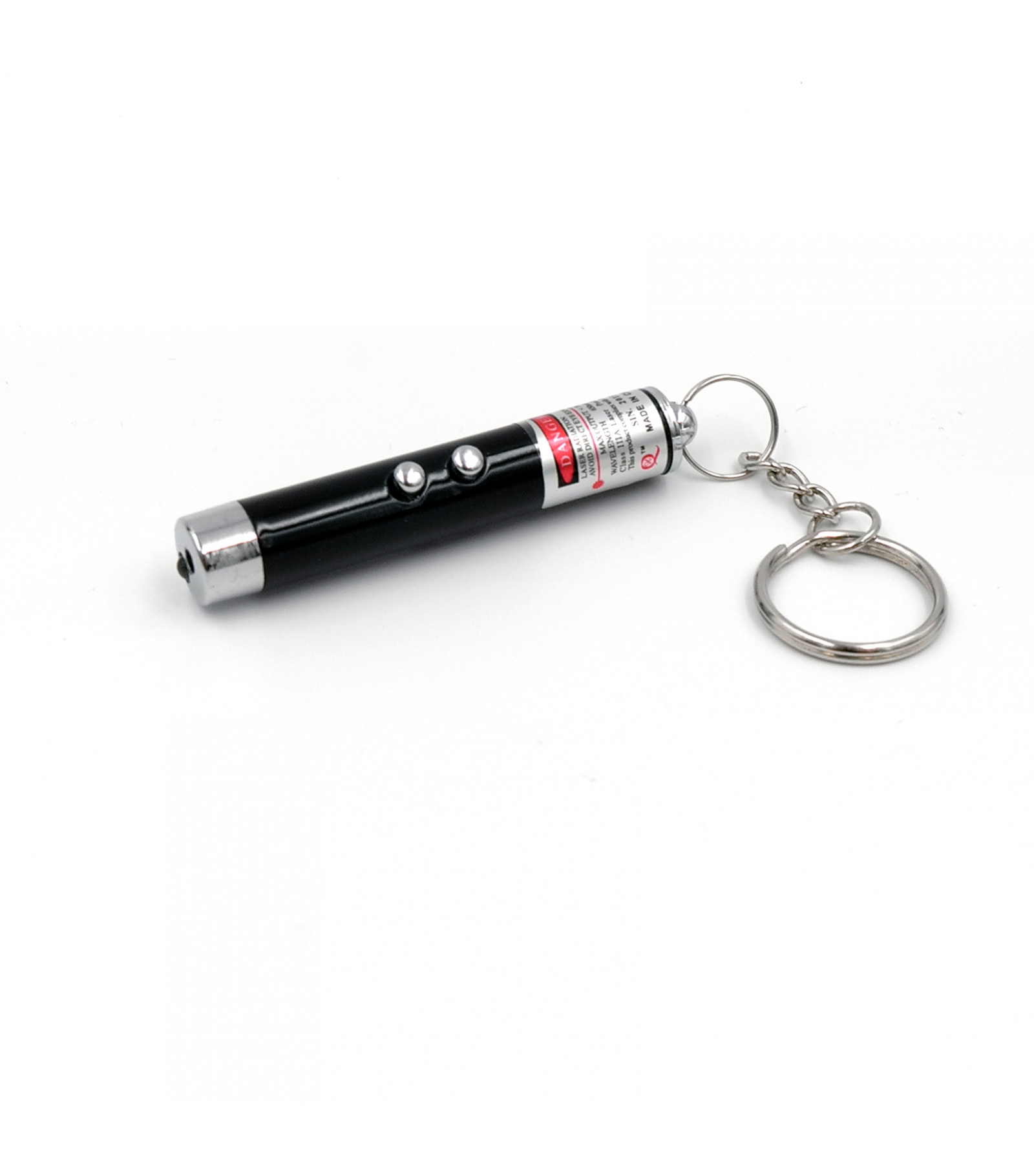 Laser pointeur 2 en 1 de poche 150m faisceaux rouge lumiere lazer porte cle