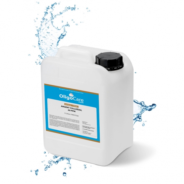 Argento colloidale 20 ppm - 5L