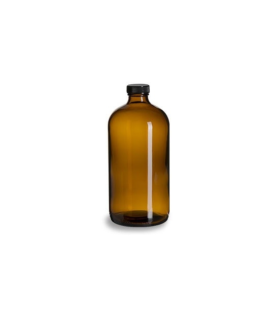 Bouteille en verre ambre 1 Litre